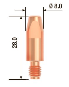 FUBAG Контактный наконечник M6 X 28мм ECU1.2мм/.045 дюйма (10 шт.) в Смоленске фото