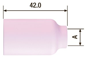 FUBAG Сопло керамическое для газовой линзы №7 ф11 FB TIG 17-18-26 (2 шт.) в Смоленске фото