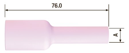 FUBAG Сопло керамическое для газовой линзы №7L ф11 FB TIG 17-18-26 (2 шт.) в Смоленске фото