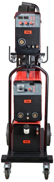 Сварочный полуавтомат INMIG 500T DW SYN + Подающий механизм DRIVE INMIG DW SYN + Шланг-пакет 5 м + Горелка FB 500 3 м + Блок жидкостного охлаждения + Тележка в Смоленске фото