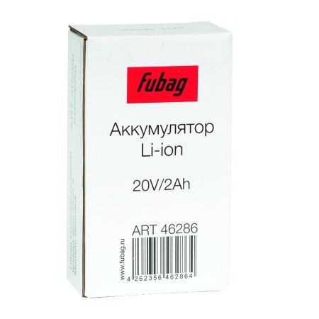 Аккумуляторная батарея FLI5S1P1202 Li-ion к бензиновым газонокосилкам FUBAG с электростартером и минирайдеру (20V/2Ah) в Смоленске фото