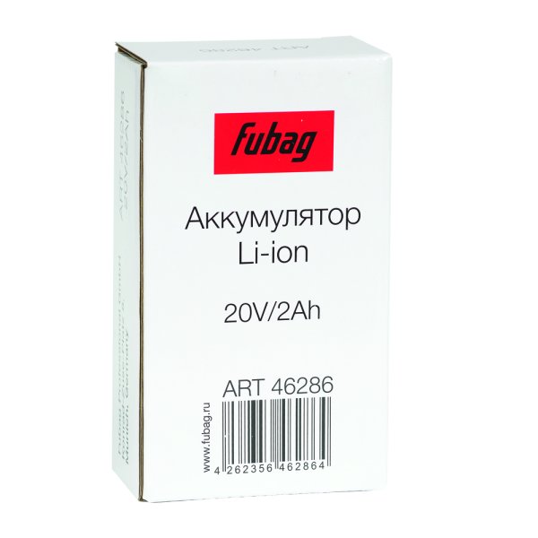 Аккумуляторная батарея FLI5S1P1202 Li-ion к бензиновым газонокосилкам FUBAG с электростартером и минирайдеру (20V/2Ah) в Смоленске фото