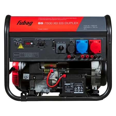 Бензиновый генератор FUBAG BS 7500 XD ES DUPLEX в Смоленске фото