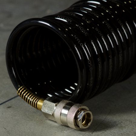 Шланг спиральный FUBAG с фитингами рапид, нейлон, 10 бар, 6 x 8 мм, 15 м в Смоленске фото