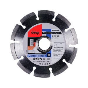 Алмазный отрезной диск FUBAG Universal Pro диам. 125/22.2 в Смоленске фото
