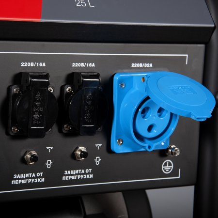 Бензиновый генератор с электростартером и коннектором автоматики FUBAG BS 7500 A ES в Смоленске фото