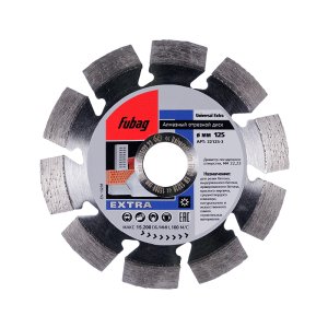Алмазный отрезной диск FUBAG Universal Extra D125 мм/ 22.2 мм в Смоленске фото