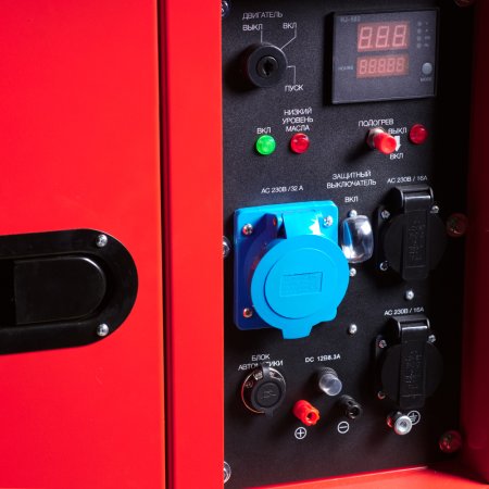 FUBAG Дизельный генератор с электростартером и коннектором автоматики DS 6500 AC ES (кожух) в Смоленске фото