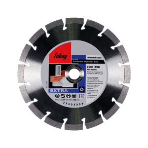 Алмазный отрезной диск FUBAG Universal Extra_ диам. 230/22.2 в Смоленске фото