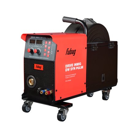 FUBAG Cварочный полуавтомат INMIG 500T DW SYN PULSE+ Подающий механизм DRIVE INMIG DW SYN PULSE  + Горелка FB 500 3m + Блок жидкостного охлаждения Cool 70 + Тележка для аппаратов  +Шланг-пакет 5 метров 70мм2 14 pol с жидкостным  охлаждением в Смоленске фото