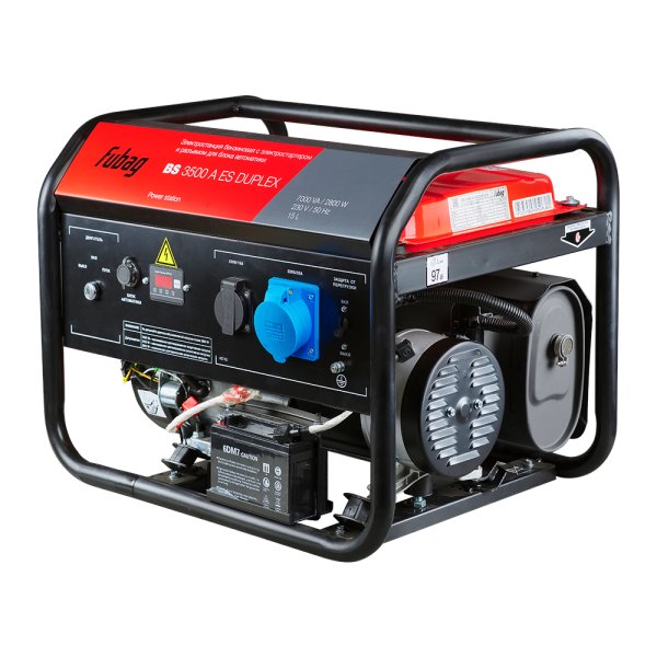 Бензиновый генератор FUBAG BS 3500 A ES DUPLEX в Смоленске фото